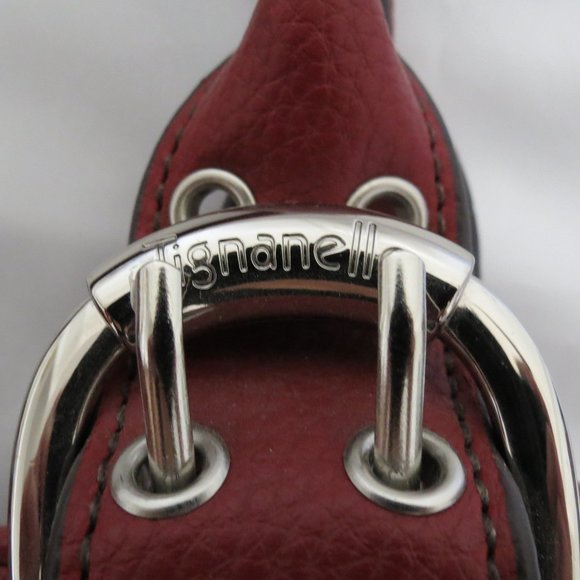 Tingnanello Red Satchel Leather Handbag - Picture 5 of 11